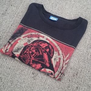 Star Wars Support Our Troops Black Large Vintage Tee